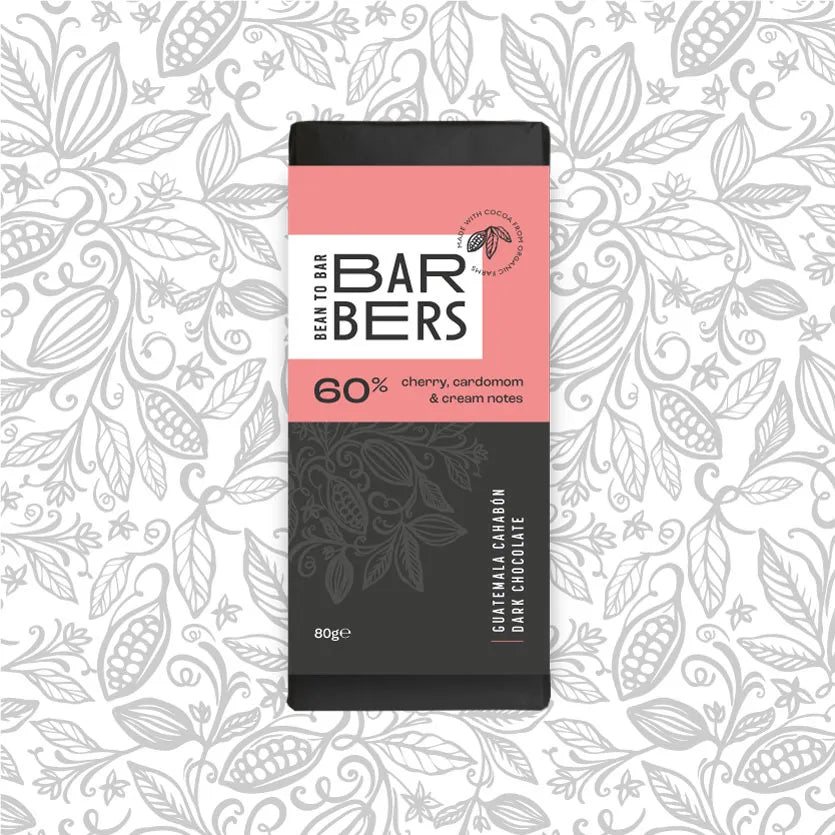 Barbers Guatemala Cahabón Dark Chocolate 60% 80g