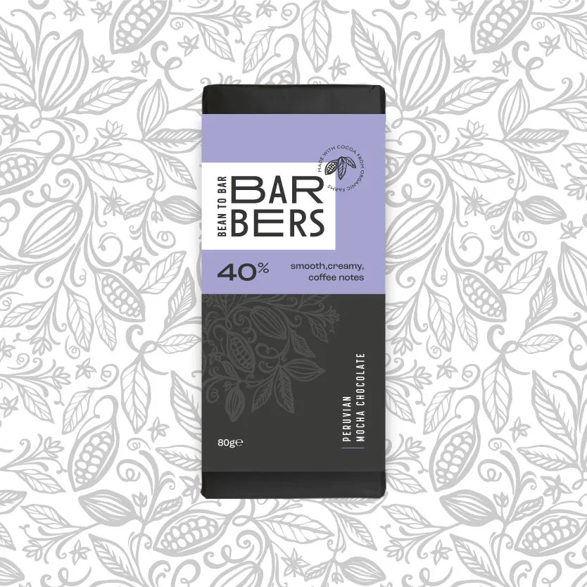 Barbers Peruvian Mocha Chocolate 40% 80g