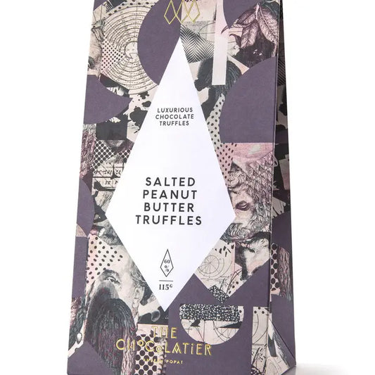 The Chocolatier Salted Peanut Butter Truffles Dragee 136g