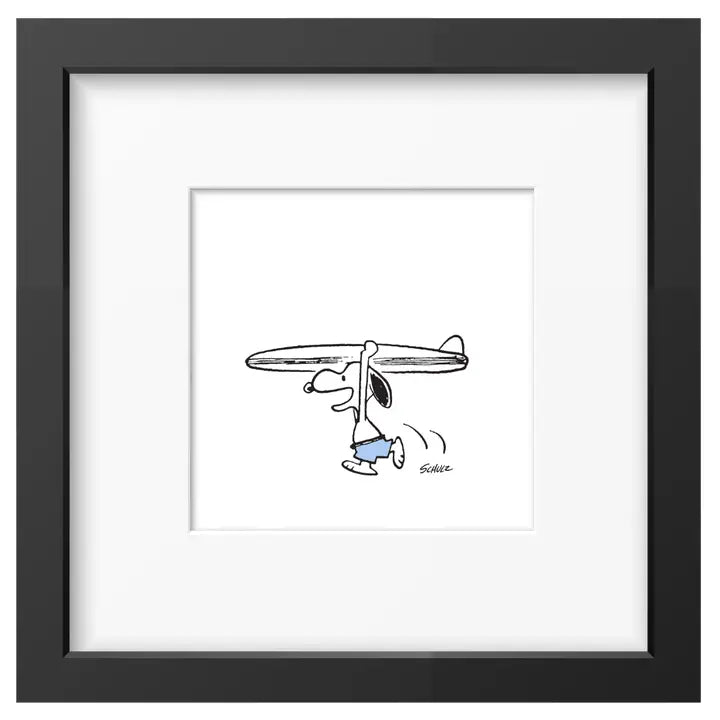 Peanuts Surf's Up Framed Print