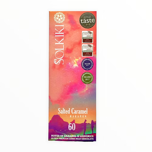 Solkiki 60% Peru, Marañón 'Salted Caramel' - Coconut Dark Milk 56g