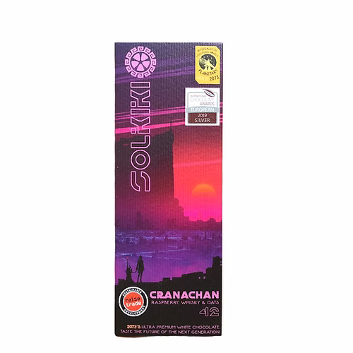 Solkiki 33% Cranachan - Raspberry, Oats & Whisky White Chocolate 56g