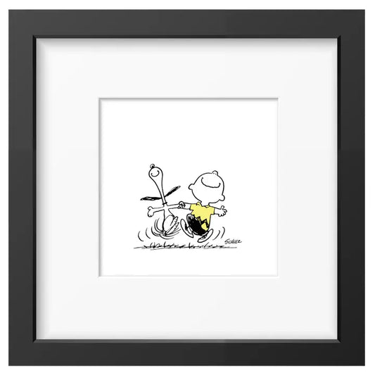 Peanuts Snoopy Charlie Dance Framed Print