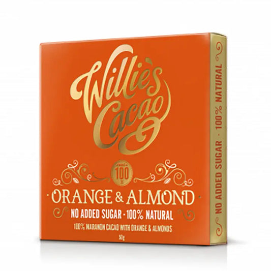 Willie's Cacao Orange & Almond 100% 50g