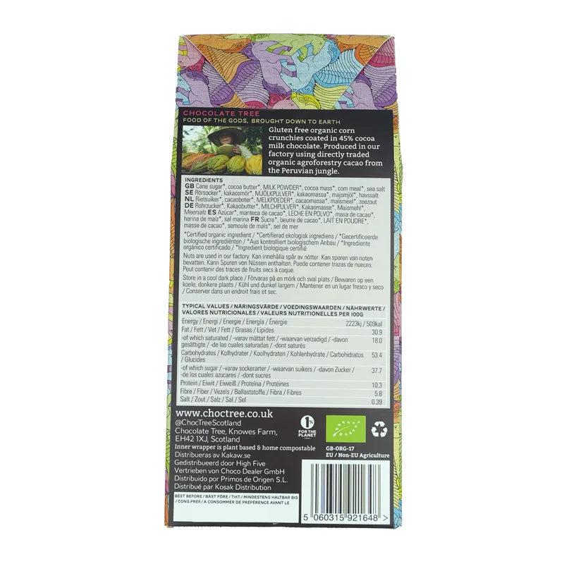 Chocolate Tree Milk Chocolate Crunchies 200g