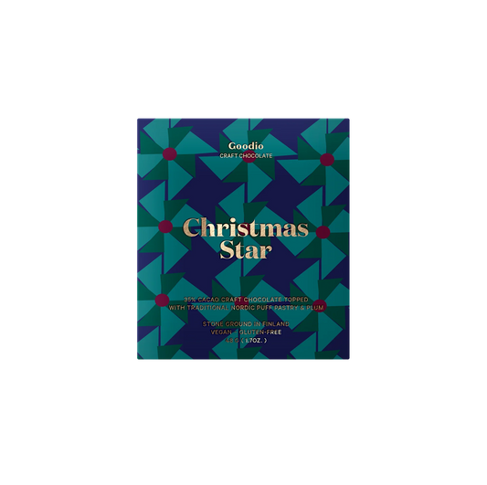 Goodio Christmas Star Chocolate 35% 48g