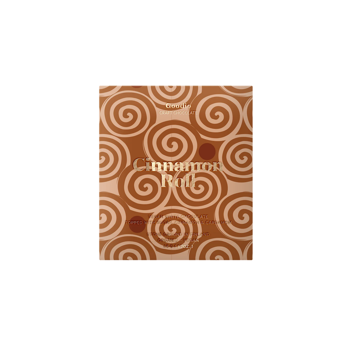 Goodio Cinnamon Roll Organic Chocolate 48g