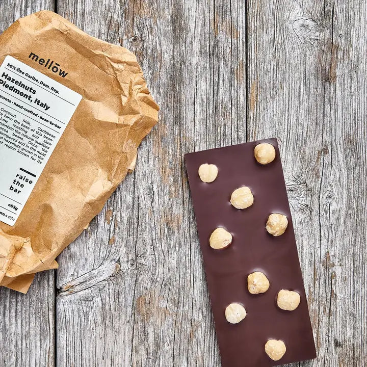 Mellow 50% Piedmont Hazelnuts, Italy 53g