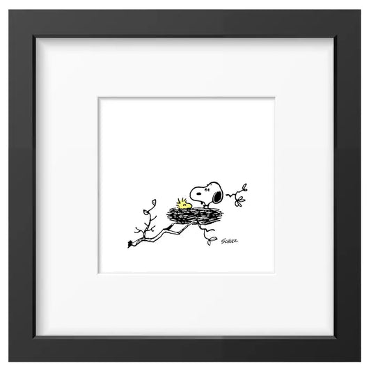 Peanuts Nest Framed Print Handmade