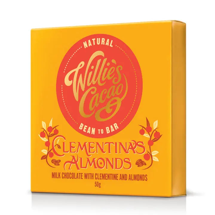 Willie's Cacao Clementina's Almonds Milk Chocolate 50g