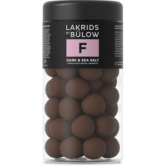 Lakrids by Bülow F - Dark & Sea Salt 295g