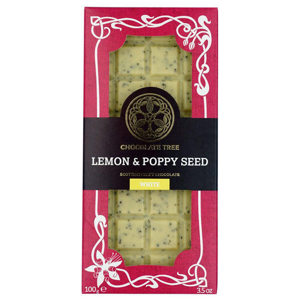 Chocolate Tree Lemon & Poppy Seed 100g
