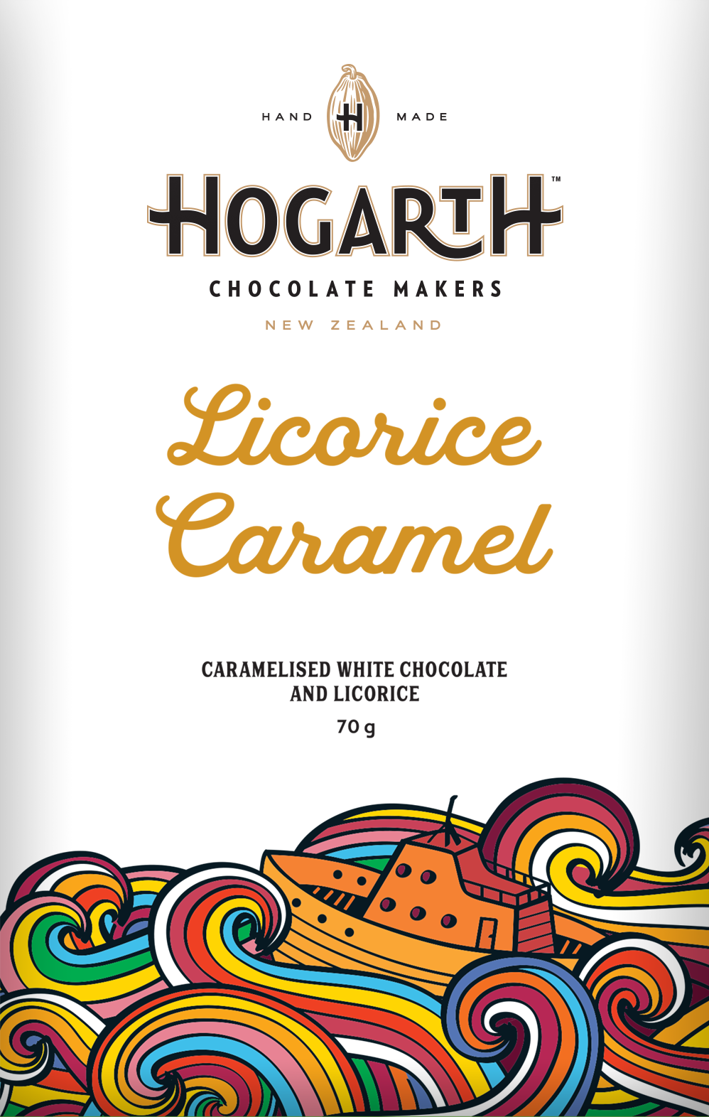 Hogarth 35% Licorice Caramel 70g