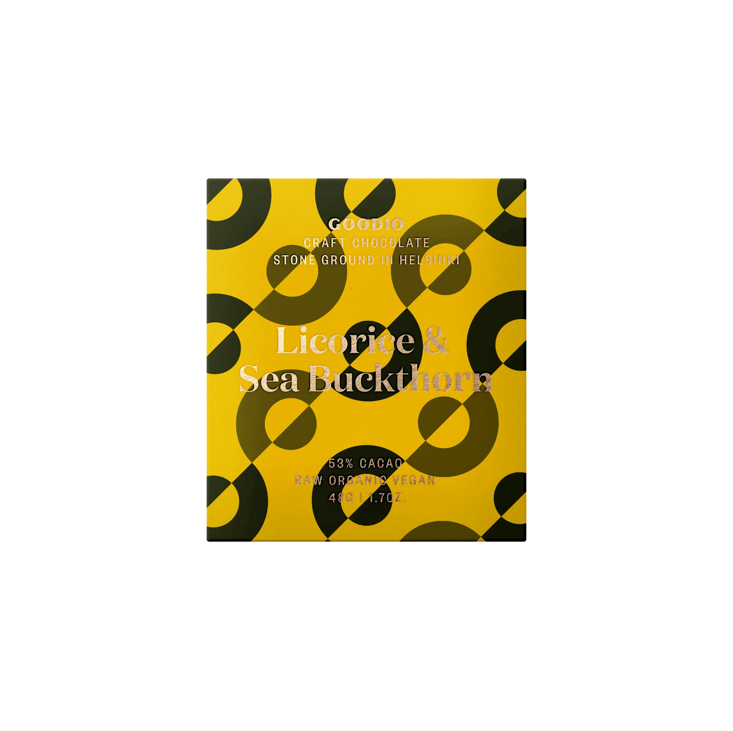 Goodio Licorice & Sea Buckthorn Chocolate 53% 48g