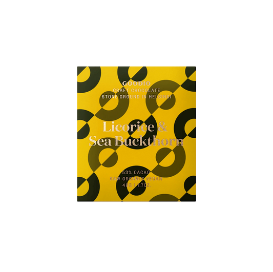 Goodio Licorice & Sea Buckthorn Chocolate 53% 48g