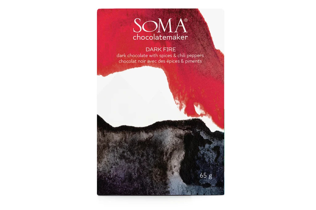 Soma Dark Fire 66% with Spices & Chilli 65g