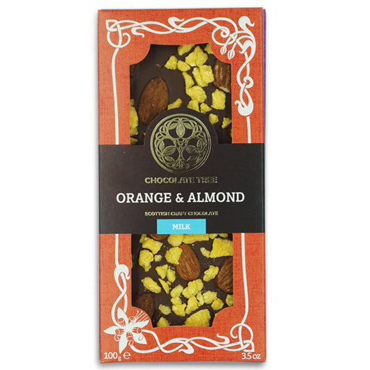 Chocolate Tree Orange & Almond 100g