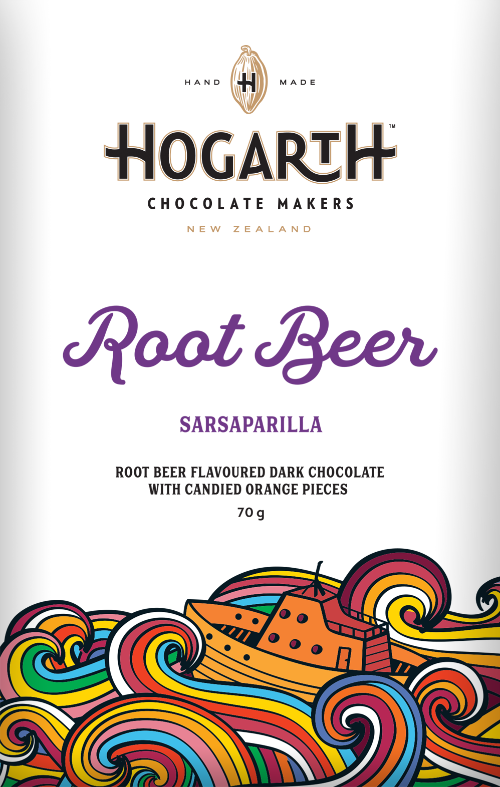 Hogarth 68% Root Beer 70g