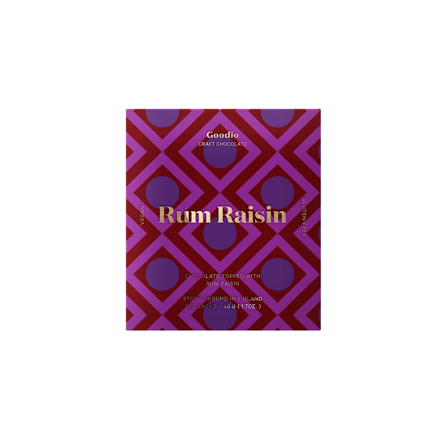 Goodio Rum Raisin Chocolate 35% 48g