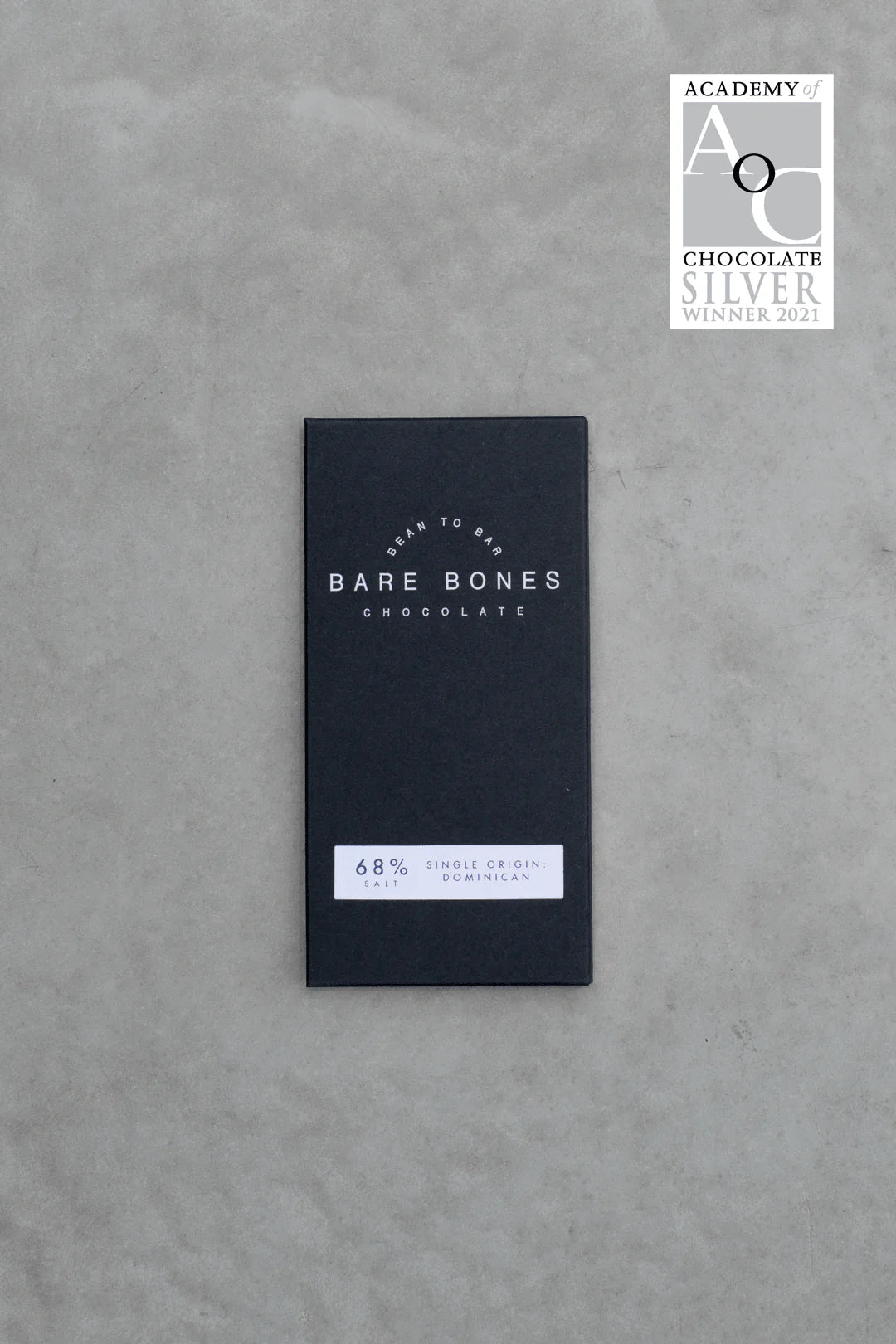 Bare Bones Dominican 68% Salted Chocolate 70g