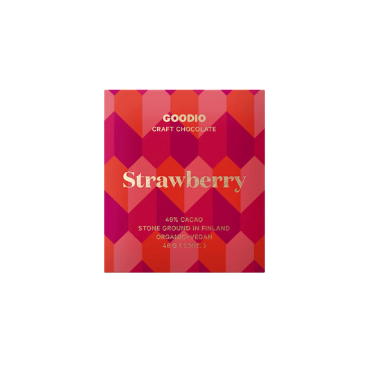 Goodio 49% Strawberry Chocolate 48g