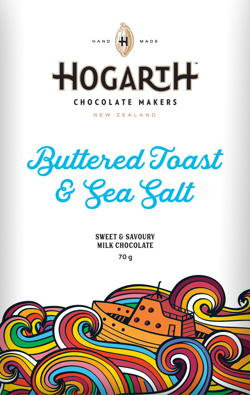 Hogarth 48% Buttered Toast & Sea Salt Dark Milk 70g